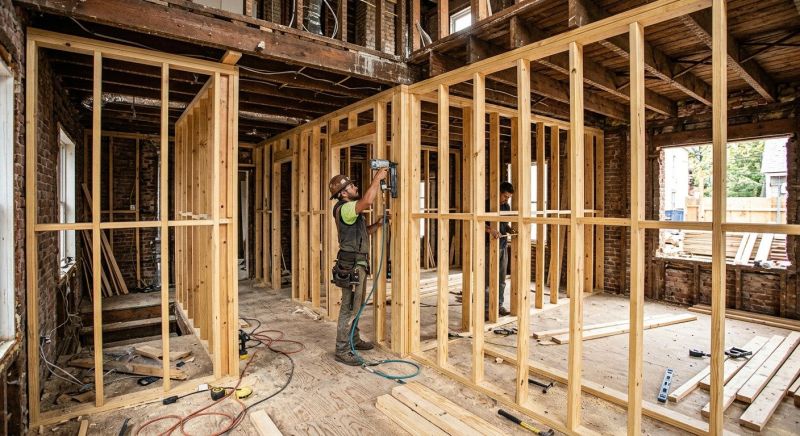Bedroom Framing in Kansas City, KS