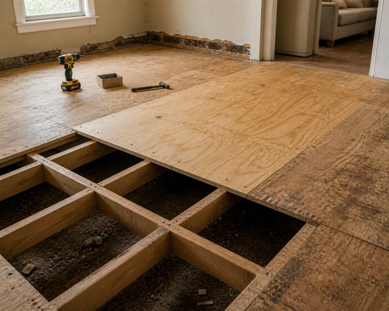 Floor Joist Replacement in Kansas City, KS