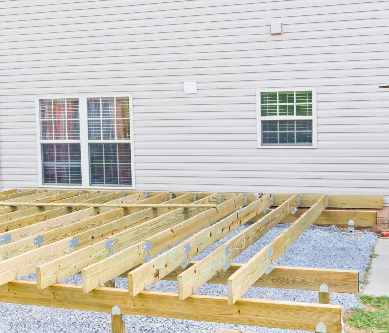 Ground Level Deck Construction in Stamford, CT