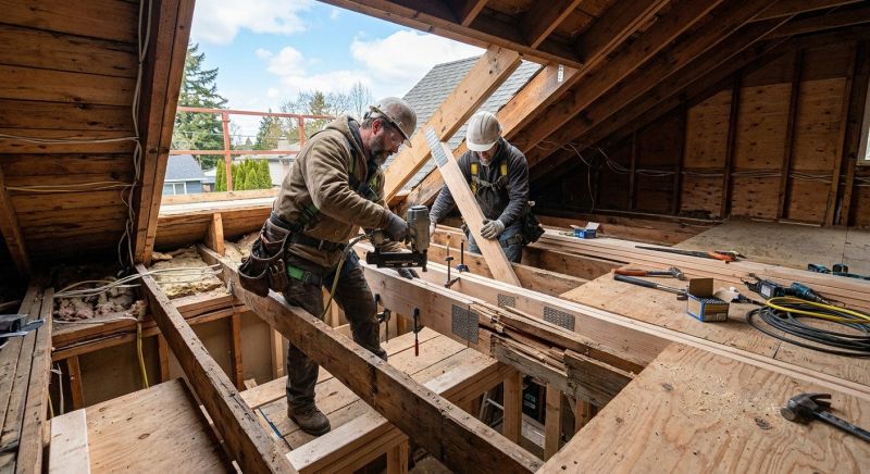 Roof Beam Repair in Kansas City, KS