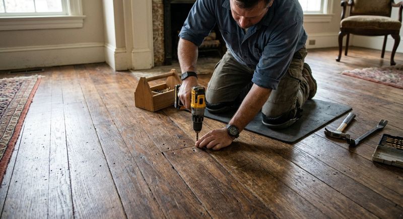 Squeaking Floor Repair in Kansas City, KS